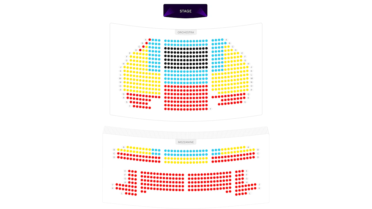 Eugene O'Neill Theatre Seating Chart New York